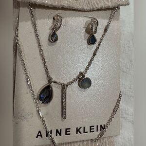 Anne Klein Earrings and Necklace Set